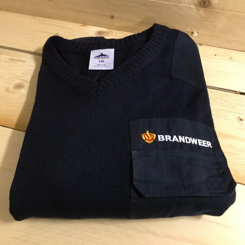 Brandweer kleding Truien en Fleece Commandotrui Brandweer V hals | | Smit & van Rijsbergen