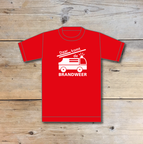 ideologie Alaska appel KID's T-shirt: Daar komt de brandweer